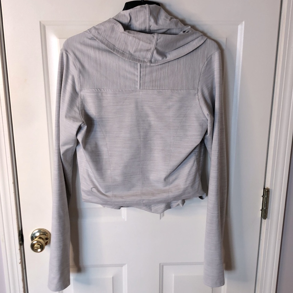 Zyia Haze Yoga Shawl Silver Spacedye - Picture 7 of 11